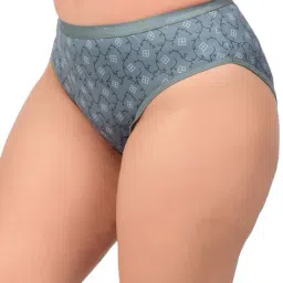 fashion comfortz Pack of 3 Women Printed Briefs with Elasticated Waist image 4