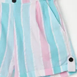 fame forever by lifestyle Girls Stripes Shorts image 4