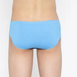 la intimo Pack of 3 Men Briefs with Elasticated Waist image 4