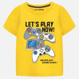 trampoline Pack of 5 Typographic Print Round-Neck T-Shirts image 4