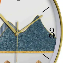 random Printed Round Analogue Wall Clock image 4