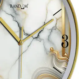 random Round-Shape Analogue Wall Clock image 4