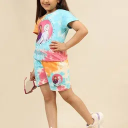 kidsville Girls Graphic Shorts image 4