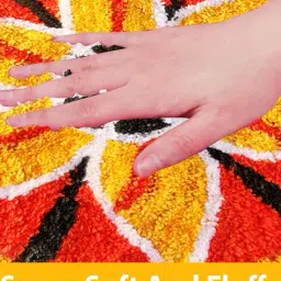 stromx Floral Print Round-Shaped Door Mat image 4