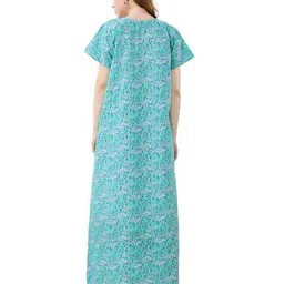 piu  Women Pack of 2 Cotton Floral Nightgown image 4