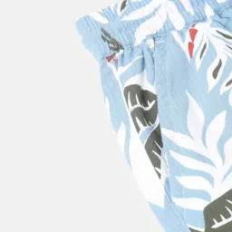 united colors of benetton Boys Leaf Print Regular Fit Shorts image 4