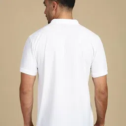 lux parker  Men Cotton Lounge Polo T-shirt image 4
