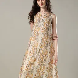 nyrika Women Paisley Print A-Line Kurta image 4