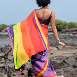 suta Women Cotton Woven Saree image 4