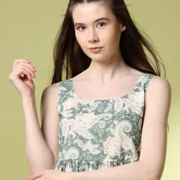 acai Women Floral Print A-line Dress image 4