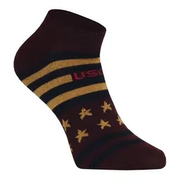 hebtroco Women Pack of 3 Star Print Ankle-Length Socks image 4