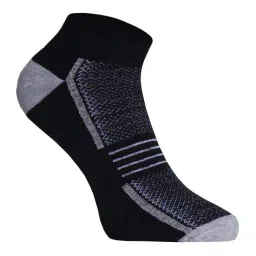 hebtroco Women Pack of 3 Striped Ankle-Length Socks image 4