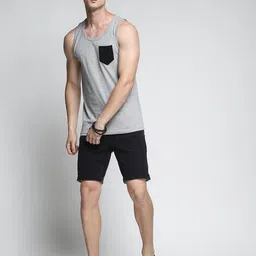 trends tower Pack of 2 Heathered Sleeveless Vest image 4