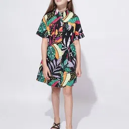 vero moda Girl Tropical Shirt Dress image 4