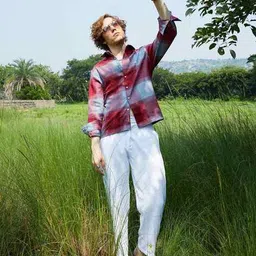 campus sutra Men Checks Oversized Fit Shirt image 4