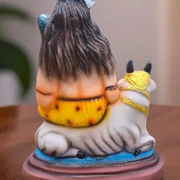 nayra handicrafts Decorative Nandi Shiv Idol image 4