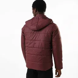 dennislingo premium attire Men Regular Fit Hooded Puffer Jacket image 4