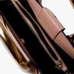 dune london Women Derrie Croc-Embossed Satchel image 5