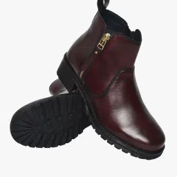 steve madden Slip-On Ankle Chunky Heeled Boots image 5