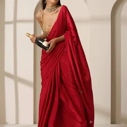 swtantra Women Saree with Embellished Pallu image 5