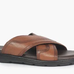 schumann premium Men Criss-Cross Strap Slip-On Sandals image 5