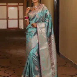 indie picks Stylish Traditional Saree image 5