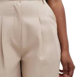 miss selfridge Women Fleck Wide-Leg Tailored Trousers image 5