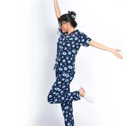jade & julie Women Block Printed Nightwear Set            image 5