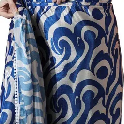 griva designer Women Printed Chinon Saree image 5