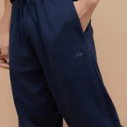 kappa Men Straight Fit Track Pants with Drawstring Waistband image 5
