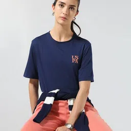 u.s. polo assn. Women Graphic Crew-Neck T-Shirt image 5