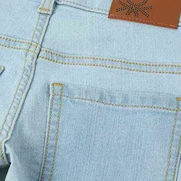 united colors of benetton Boys Clean Wash Slim Fit Jeans image 5