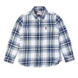 u.s. polo assn. Boys Checks Regular Fit Shirt image 5