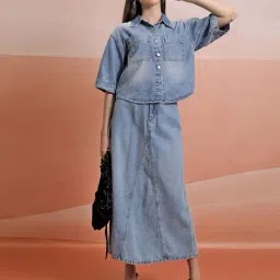 tokyo talkies Women A-Line Skirt with Insert Pockets image 5