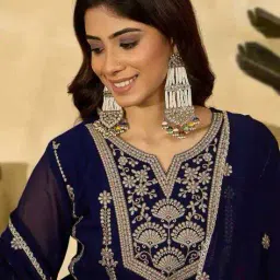 shewill Embroidery Straight Kurta Set image 5