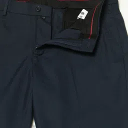 netplay Men Regular Fit Flat-Front Trousers image 5