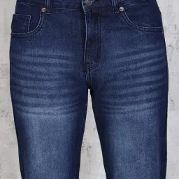 Shein Ankle Length Fly With Button Closure Mid Wash Jeans image 5