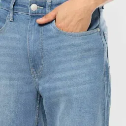 buda jeans co Men Light-Wash Baggy Fit Jeans image 5