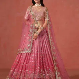 zeel clothing Women Embellished and Embroidery Lehenga Choli Set with Dupatta image 5