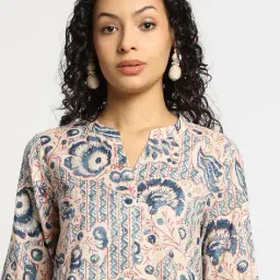 svrnaa by azorte Cotton Flex Printed Tunic image 5