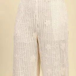 global republic Women Embroidered Relaxed Fit Flat-Front Pants image 5