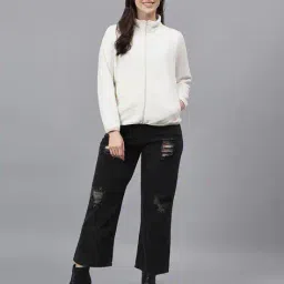 cantabil Regular Fit Zip Front Sweatshirt image 5