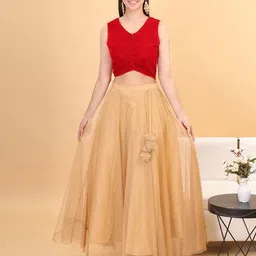 frolic rolic Women Flared Skirt with Tassels image 5