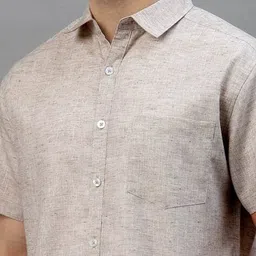 style quotient Solid Shirt with Patch Pocket image 5