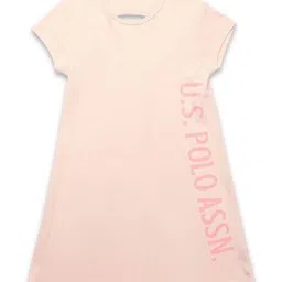 u.s. polo assn. Girls Typographic A-line Dress image 5