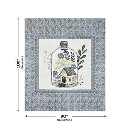 uniqchoice 150 TC Floral Print King-Size Bedsheet with Pillow Covers image 5