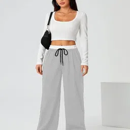 aahwan x ag Women High-Rise Relaxed Fit Trousers image 5