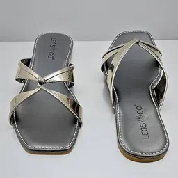 legs go Women Slip-On Flat Sandals image 5