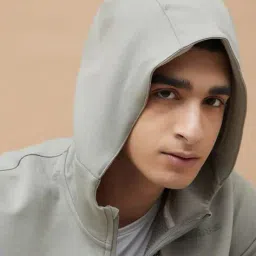 kappa Men Regular Fit Hoodie with Full Sleeves image 5