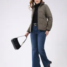 monte carlo Women Regular Fit Full-Sleeve Puffer Jacket image 5